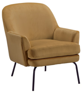 Picture of Dericka Gold Accent Chair