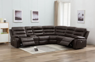 Picture of Conrad Chocolate Reclining Sectional