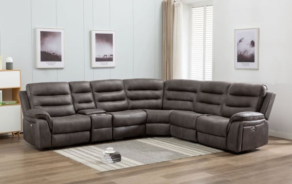 Picture of Conrad Smoke Reclining Sectional