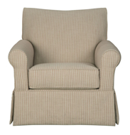 Picture of Almanza Cinnamon Swivel Glider Accent Chair