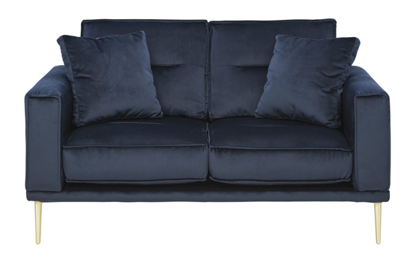 Picture of Macleary Navy Loveseat