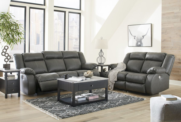 Picture of Denoron Gray 2-Piece Power Living Room Set