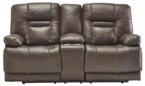 Picture of Wurstrow Umber Power Reclining Loveseat