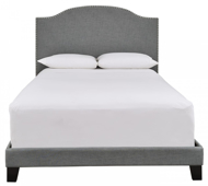 Picture of Adelloni Gray Queen Upholstered Bed