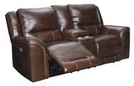 Picture of Catanzaro Leather Power Reclining Loveseat