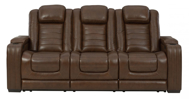 Picture of Backtrack Leather Power Reclining Sofa with Heat & Massage