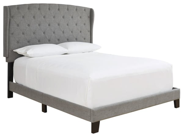 Picture of Vintasso Gray Upholstered Bed