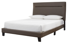 Picture of Blevins Brown Upholstered Bed