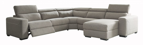 Picture of Mabton 5-Piece Right-Arm Facing Power Reclining Sectional
