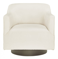 Picture of Phantasm Chalk Swivel Accent Chair