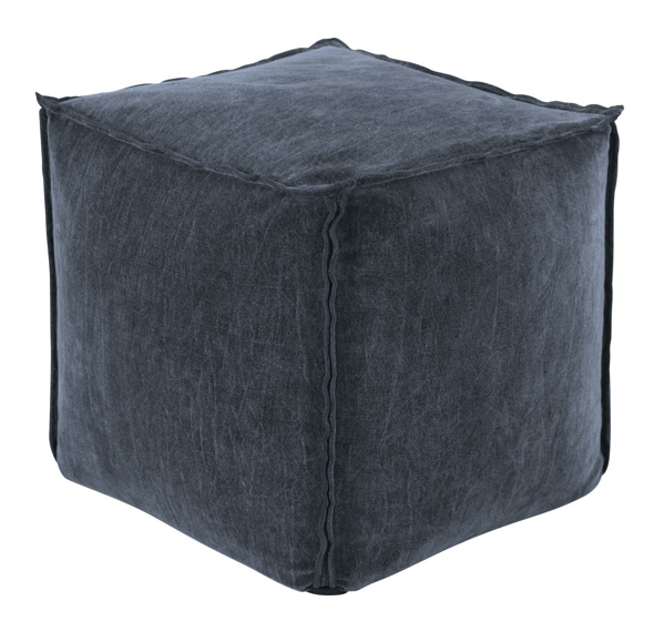 Picture of Moriah Navy Pouf