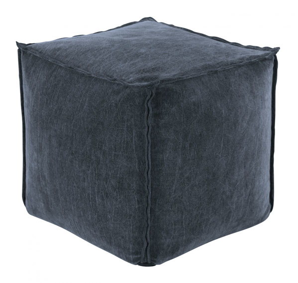 Navy pouf on sale