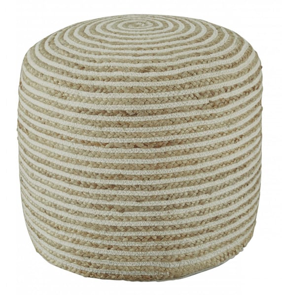 Picture of Aildon Natural Pouf