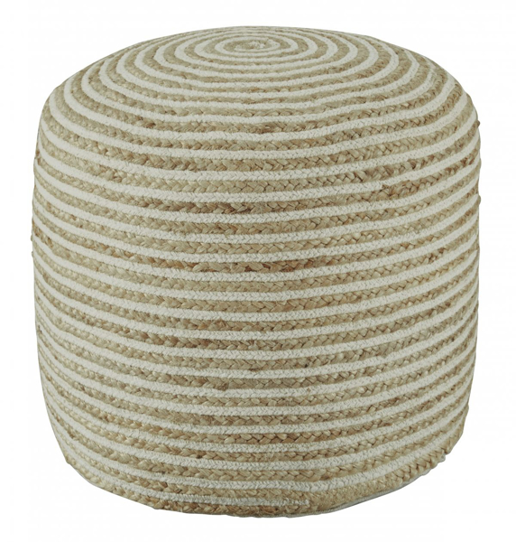 Picture of Aildon Natural Pouf