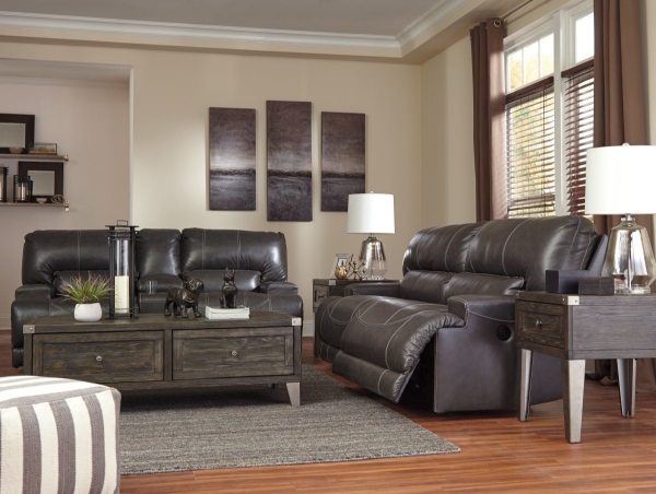 Picture of McCaskill Leather 2-Piece Power Living Room Set