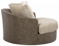 Picture of Keskin Oversized Swivel Accent Chair