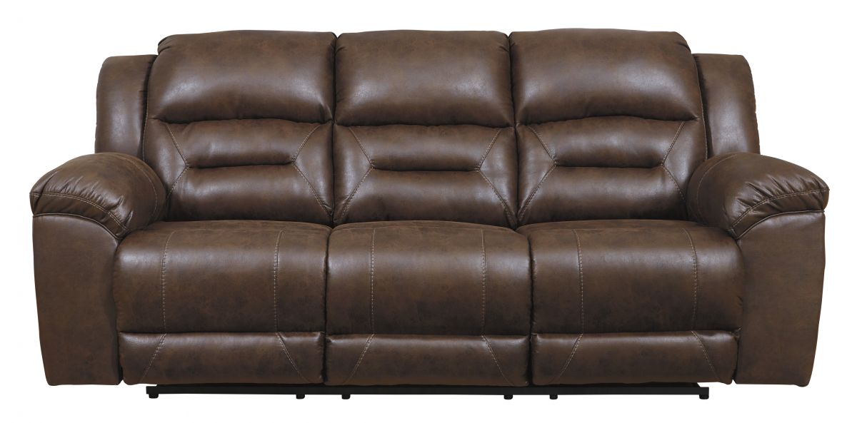 Stoneland Chocolate Reclining Sofa