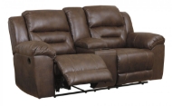 Picture of Stoneland Chocolate Reclining Loveseat