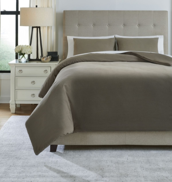 Picture of Eilena Dark Taupe Comforter Set