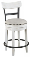 Picture of Valebeck White 24" Barstool