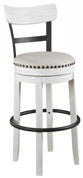 Picture of Valebeck White 30" Barstool