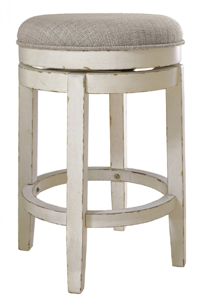Picture of Realyn 24" Upholstered Swivel Barstool