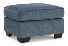 Picture of Cashton Blue Ottoman