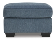 Picture of Cashton Blue Ottoman