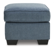 Picture of Cashton Blue Ottoman