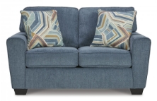 Picture of Cashton Blue Loveseat