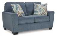 Picture of Cashton Blue Loveseat