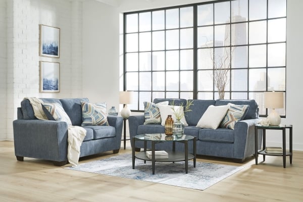 Picture of Cashton Blue 2-Piece Living Room Set