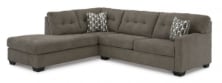 Picture of Mahoney Chocolate 2-Piece Left Arm Facing Sectional