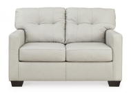 Picture of Belziani Coconut Leather Loveseat