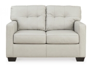 Picture of Belziani Coconut Leather Loveseat