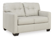 Picture of Belziani Coconut Leather Loveseat