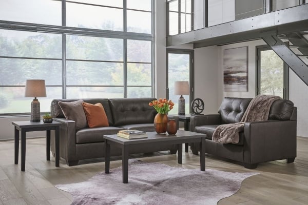 Picture of Belziani Storm 2-Piece Leather Living Room Set