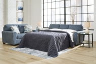 Picture of Cashton Blue Queen Sofa Sleeper