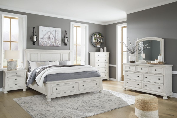 Picture of Robbinsdale 6-Piece King Panel Storage Bedroom Set