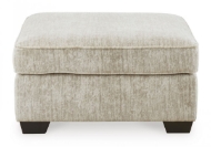 Picture of Lonoke Parchment Oversized Accent Ottoman