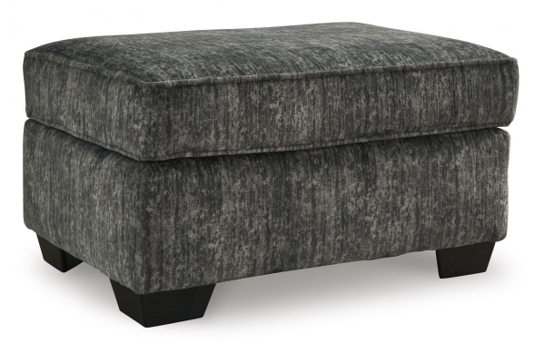 Picture of Lonoke Gunmetal Ottoman