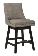 Picture of Tallenger Light Gray 24" Uph Swivel Barstool