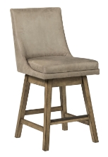 Picture of Tallenger Beige 24" Uph Swivel Barstool