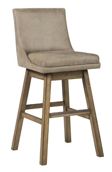 Picture of Tallenger Beige 30" Uph Swivel Barstool