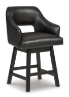 Picture of Tallenger Black 24" Barstool