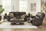 Picture of Leesworth Brown 2-Piece Leather Power Reclining Living Room Set