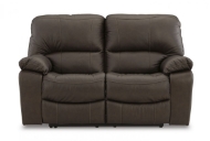 Picture of Leesworth Brown 2-Piece Leather Power Reclining Living Room Set