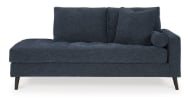 Picture of Bixler Navy Right Arm Facing Chaise