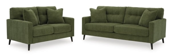 Picture of Bixler Olive 2-Piece Living Room Set