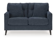 Picture of Bixler Navy Loveseat